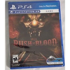 UNTIL DAWN: RUSH OF BLOOD VR Sony PlayStation 4 PS4 Brand New Sealed